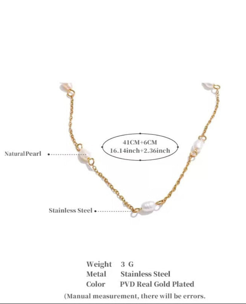 Hochwertige Edelstahl_Halskette_mit_Süßwasserperlen